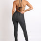 Cargo pocket halter jumpsuit