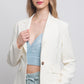 Single Button Closures Vertigo Blazer