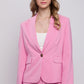 Single Button Closures Vertigo Blazer