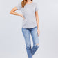 Short Raglan Slv Rayon Jersey Top