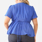 Plus Tie Detail Flare Top