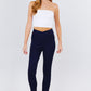 Mid-rise Ponte Pants