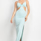 Cutouts Side Slit Maxi Dress