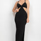 Cutouts Side Slit Maxi Dress