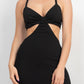 Cutouts Side Slit Maxi Dress