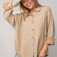 Mineral Washed Cotton Gauze Shirt