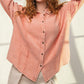 Mineral Washed Cotton Gauze Shirt