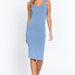 Racerback Sleeveless Midi Dress