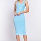 Racerback Sleeveless Midi Dress