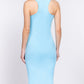 Racerback Sleeveless Midi Dress