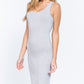 Racerback Sleeveless Midi Dress