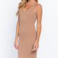Racerback Sleeveless Midi Dress