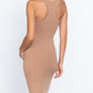 Racerback Sleeveless Midi Dress