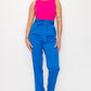 High-rise Belted Paperbag Pants