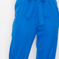 High-rise Belted Paperbag Pants