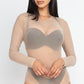 Sexy Sheer Mesh Long Sleeve Bodysuit