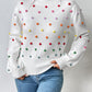Women's Color Beaded Women's Knitwear Women's Fashion Sweater