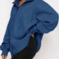 Women’s Solid Color Relaxed Zip Kangaroo Front Pocket Sweatshirt Pullover