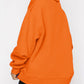 Women’s Solid Color Relaxed Zip Kangaroo Front Pocket Sweatshirt Pullover