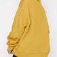 Women’s Solid Color Relaxed Zip Kangaroo Front Pocket Sweatshirt Pullover