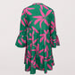 Women's Floral Print Babydoll Dress