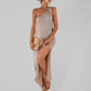 New Sexy Elegant Slanted Shoulder Strap Dress