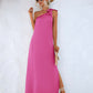 New Sexy Elegant Slanted Shoulder Strap Dress