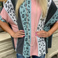 Printed half-sleeve loose casual pullover top