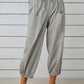 Women's Solid Color Parachute Cargo Pants