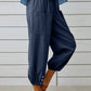 Women's Solid Color Parachute Cargo Pants