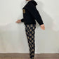 Printed long-sleeved trousers set High-quality sweater set