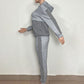 Printed long-sleeved trousers set High-quality sweater set
