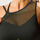 Women's quick-drying tight seamless backless camisole+shorts yoga suit