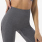 Women's Solid Color High Waist Training Exercise Yoga Fitness Shorts